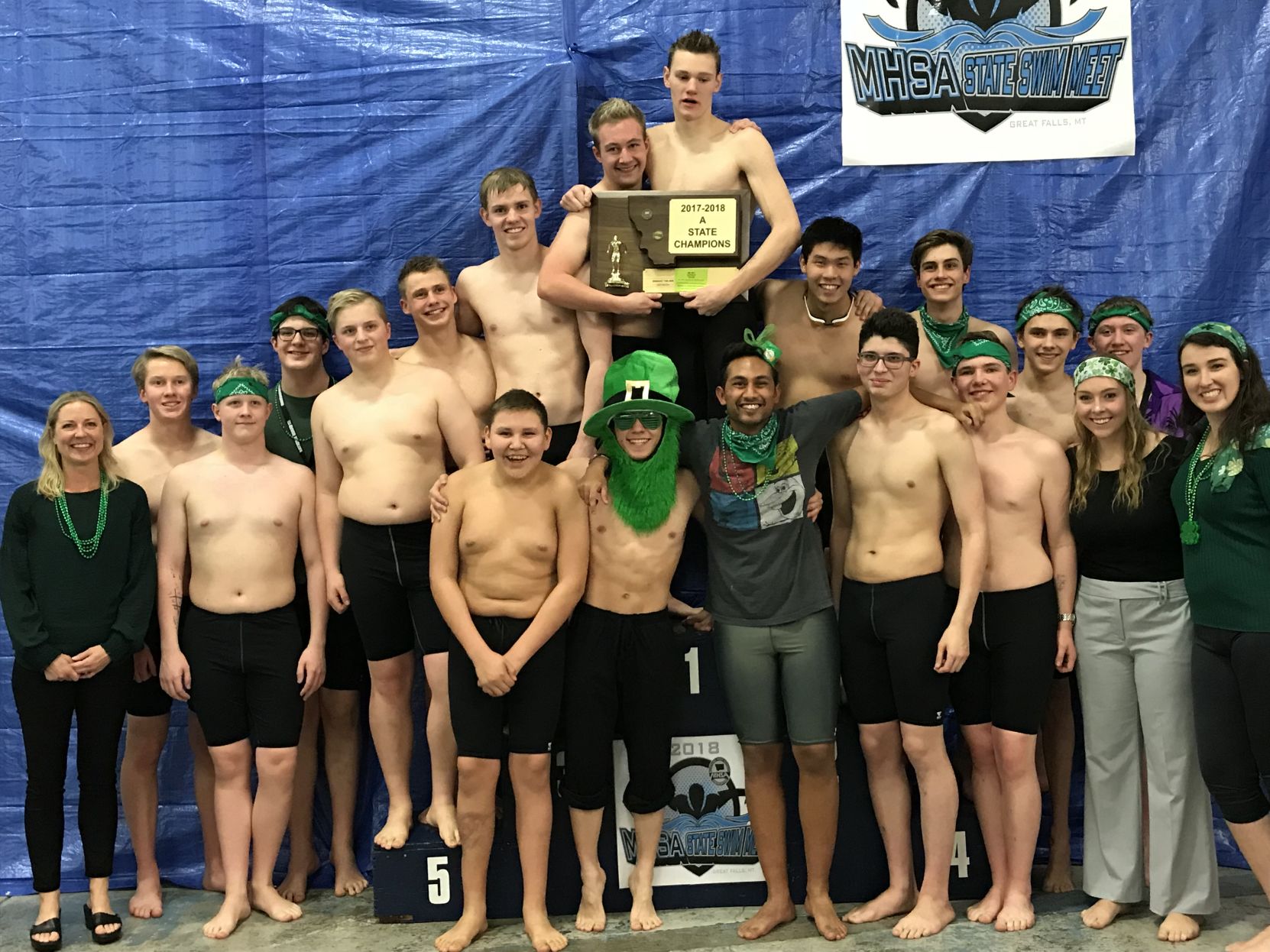Class A Boys Swimming - Billings Central Rams